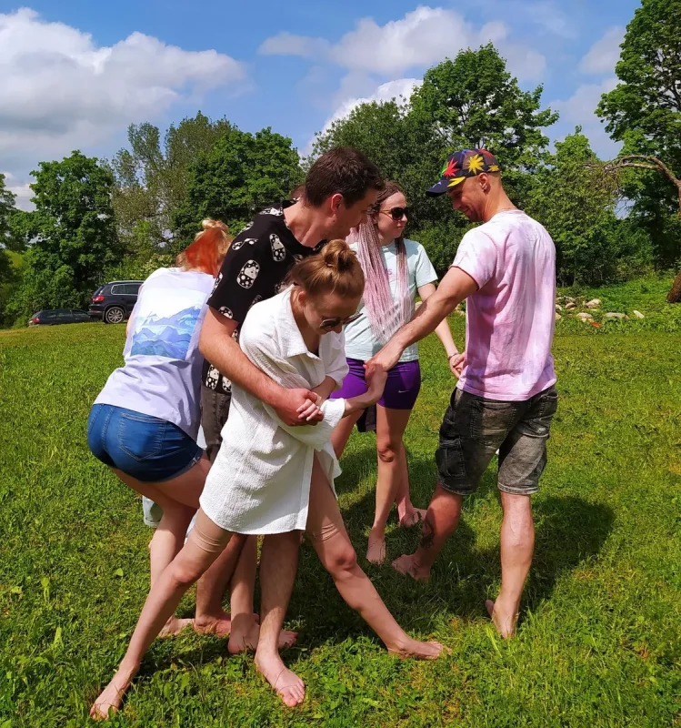 Актыўнасці лагера для дарослых. Фота: instagram.com/south_park.camp