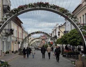 Чыноўнікі патлумачылі, чаму ўпрыгожылі Савецкую пластыкавымі кветкамі Чыноўнікі патлумачылі, чаму ўпрыгожылі Савецкую пластыкавымі кветкамі
