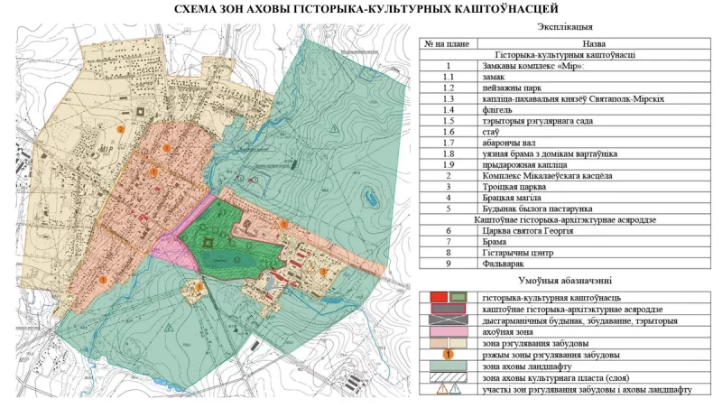 Минкульт уменьшил охранную зону Мирского замка