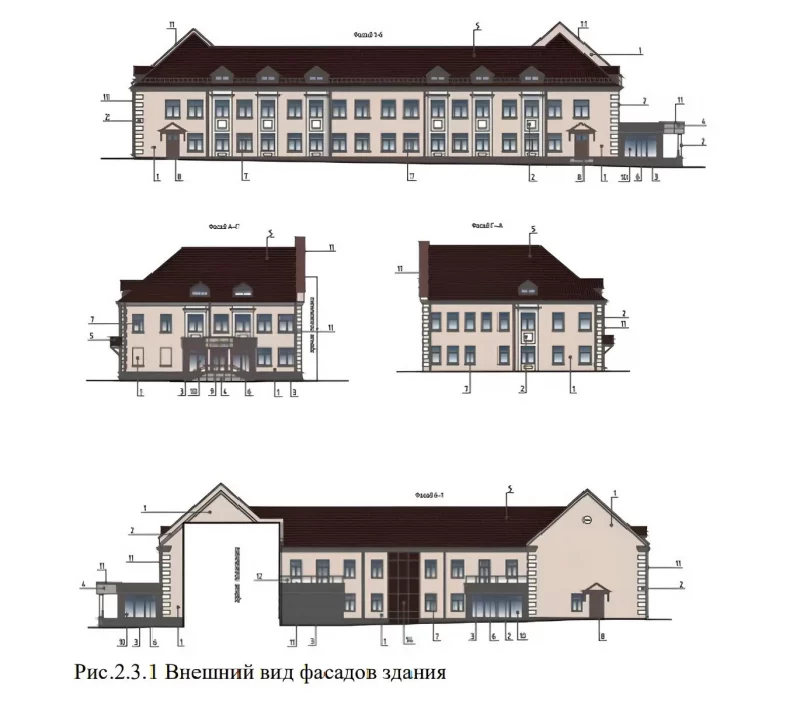 Вось як будзе выглядаць былы цэнтр «Прамень» пасля рэканструкцыі Здание центра "Прамень"