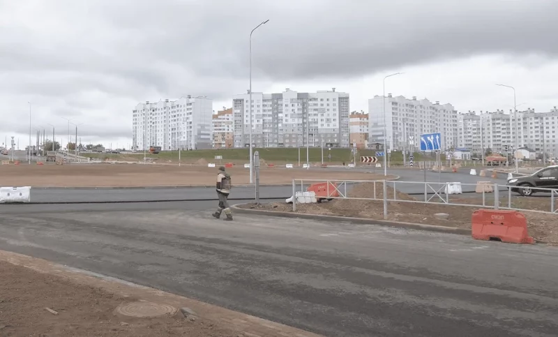 У Гродне заканчваюць рамонт на ўчастку аб'язной дарогі