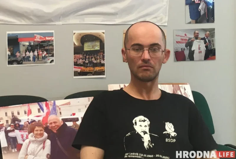 З Гродна ў Літву праз турму. Сяргей Спарыш расказаў, як сам прасіўся ў ШІЗА Сяргей Спарыш ў офісе партыі "Народная грамада". Вільня. 17.09.2025