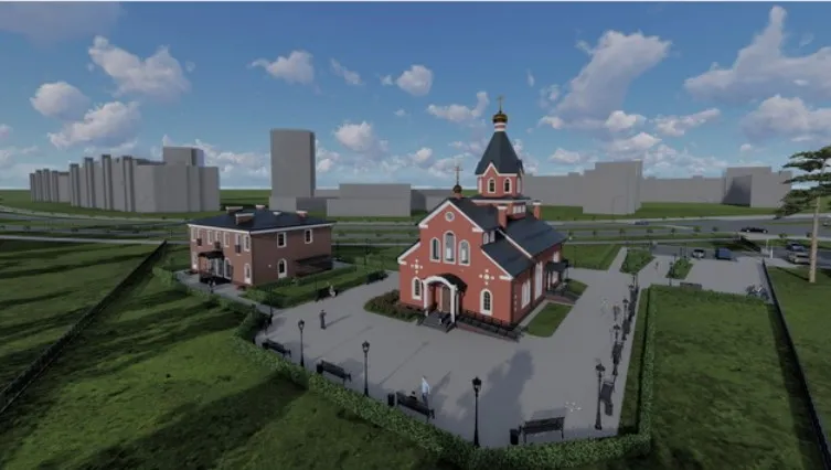 У Грандзічах пабудуюць царкву ў руска-візантыйскім стылі Царква ў Грандзічах. Фота: grodno.gov.by