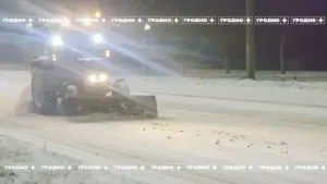 снег в Гродно