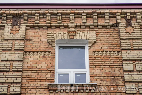 Зоркі Давіда на будынку па вуліцы Паўлоўскага, 9б. Фота: Вечерний Гродно