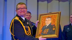 На пенсію сышоў сілавік Стасюкевіч - вы маглі бачыць яго на пратэстах у 2020-м годзе Віталь Стасюкевіч. Фота: УУС Гродзенскага аблвыканкама