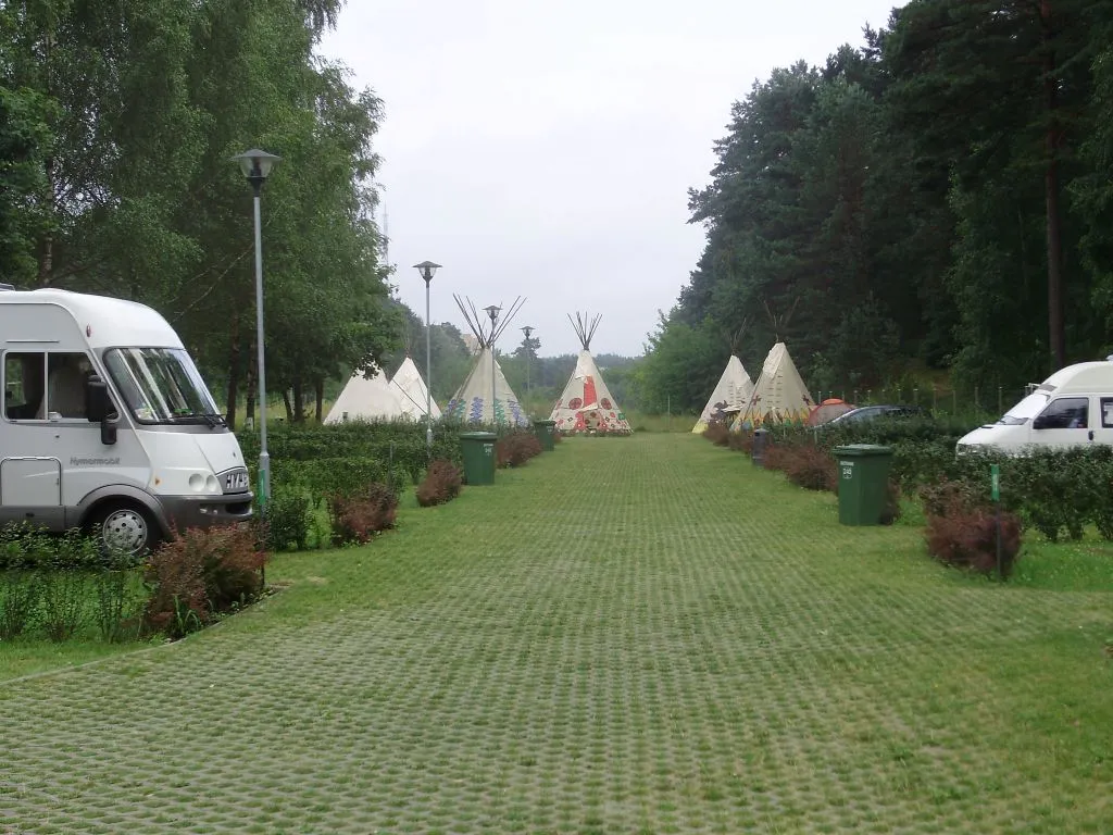 Станцыя Друскенікі. Від з былога перона ў кірунку Парэчча. 2010 год. Крыніца: railwayz.info