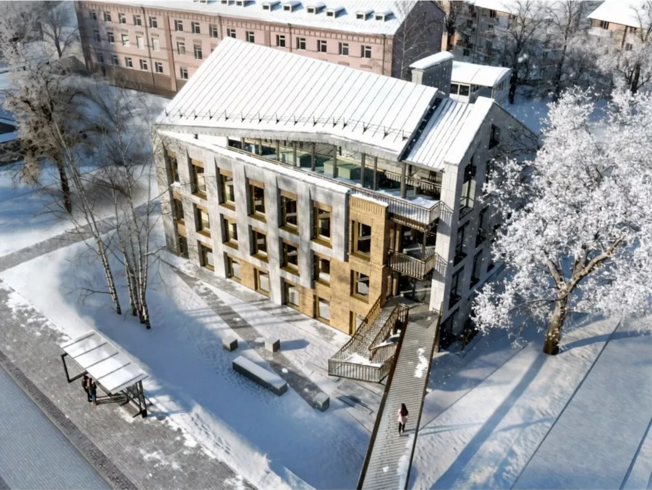 Проект перестройки дома на Будённого, 52 в Гродно. Фото: instagram.com/intelstock