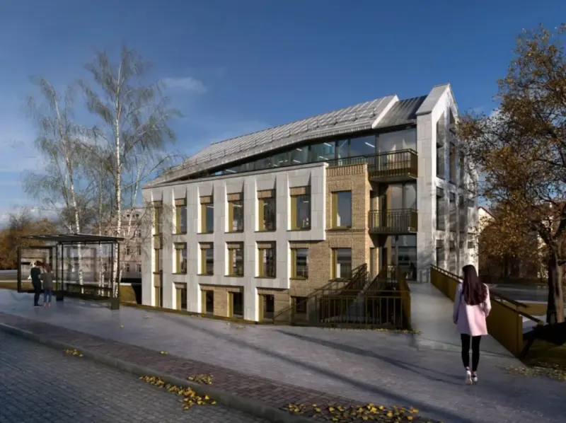 Праект перабудовы дома на Будзённага, 52 у Гродне. Фота: instagram.com/intelstock