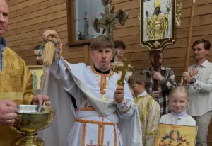 Святар з Гродна эміграваў у Польшчу і аднаўляе тут царкву Царква ў Малашэ. Фота: Cerkiew w Maleszach i Brańsku