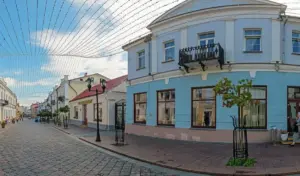 Вул. Савецкая, 19 у Гродне. Фота: yandex.com