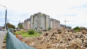 Пасля абвалу сцяны старога склада ў Гродне прызначылі расследаванне